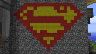Minecraft Superman Symbol Schematic (litematic)